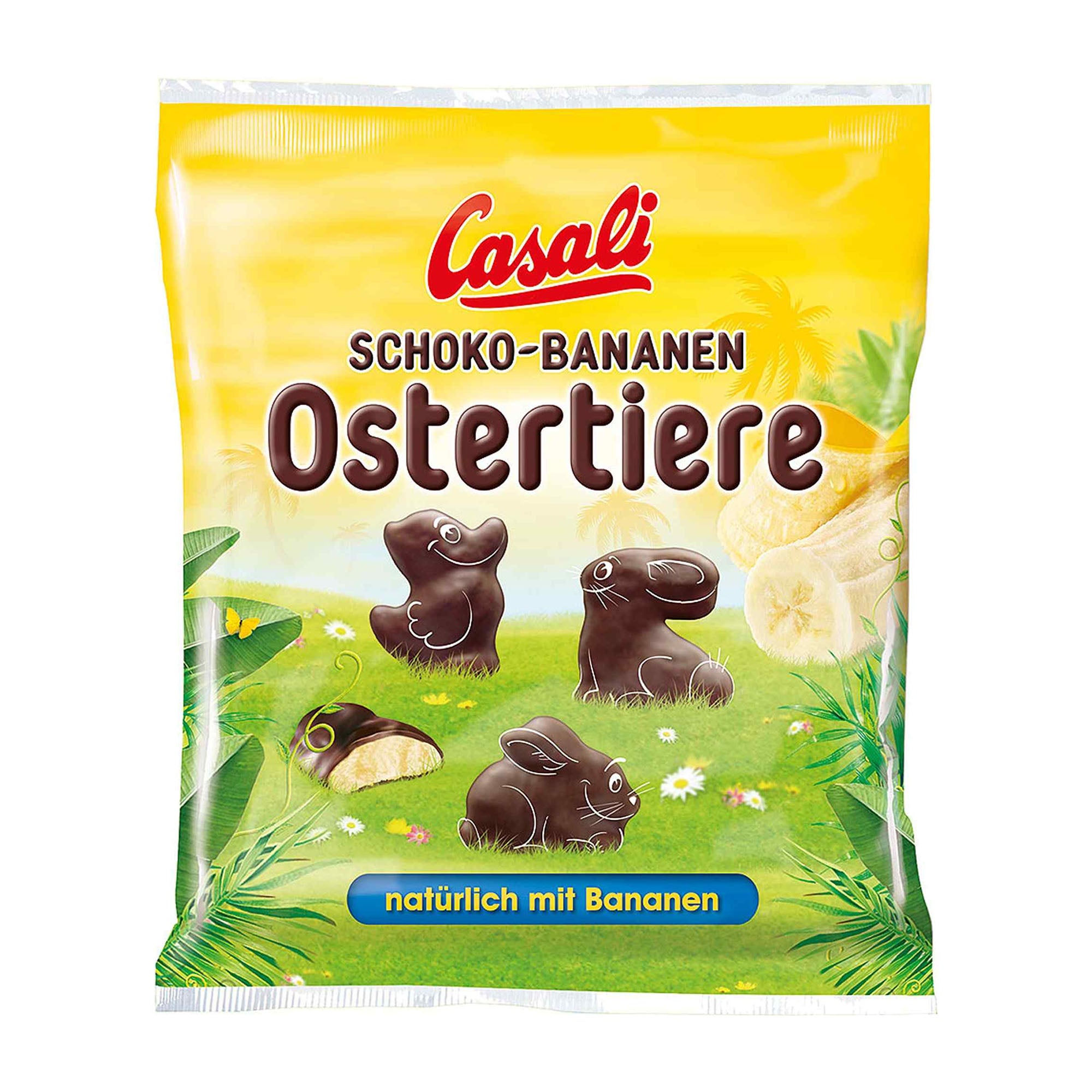 Casali Schoko-Bananen Ostertiere, 125 g