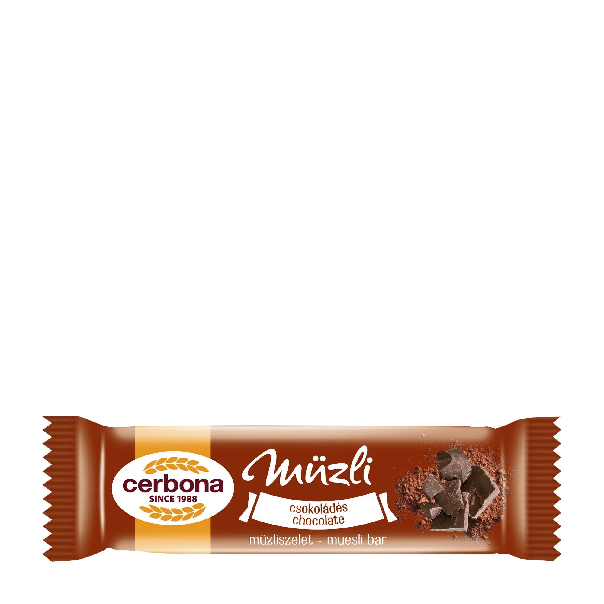 Cerbona Chocolat Barre de muesli, 20 g