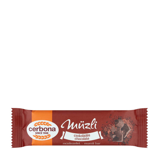 Cerbona Chocolate Muesli Bar, 20 g