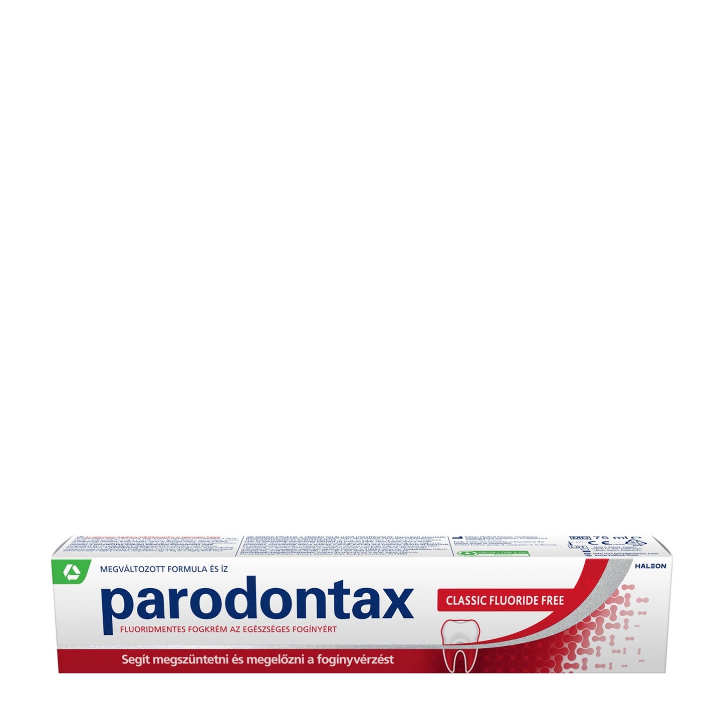 Parodontax Classic fluoride-free toothpaste, 75 mL