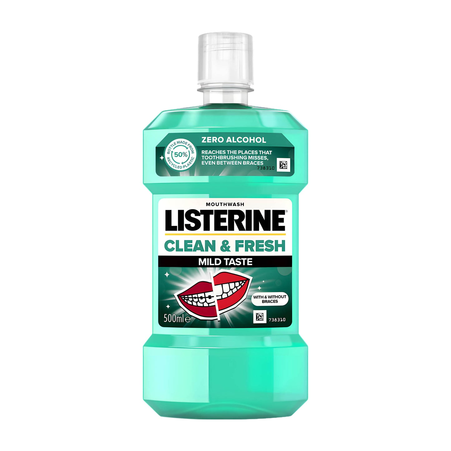 LISTERINE Clean & Fresh mouthwash, 500 mL