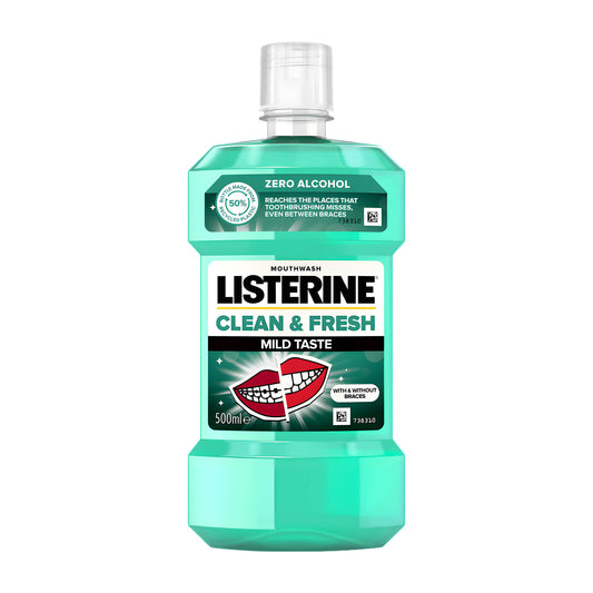 LISTERINE Clean & Fresh mouthwash, 500 mL