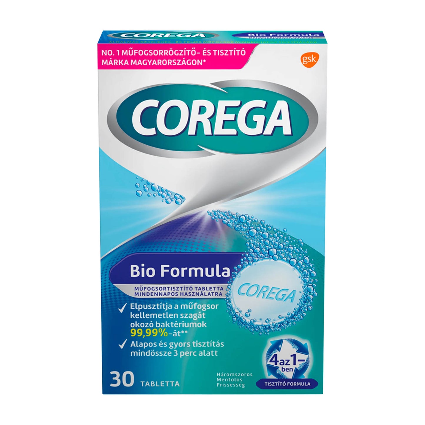 Corega Bio Formula denture cleanser tablets