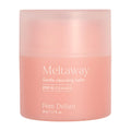 Pink jar of Meltaway Gentle cleansing balm by Perm Delian on a white background