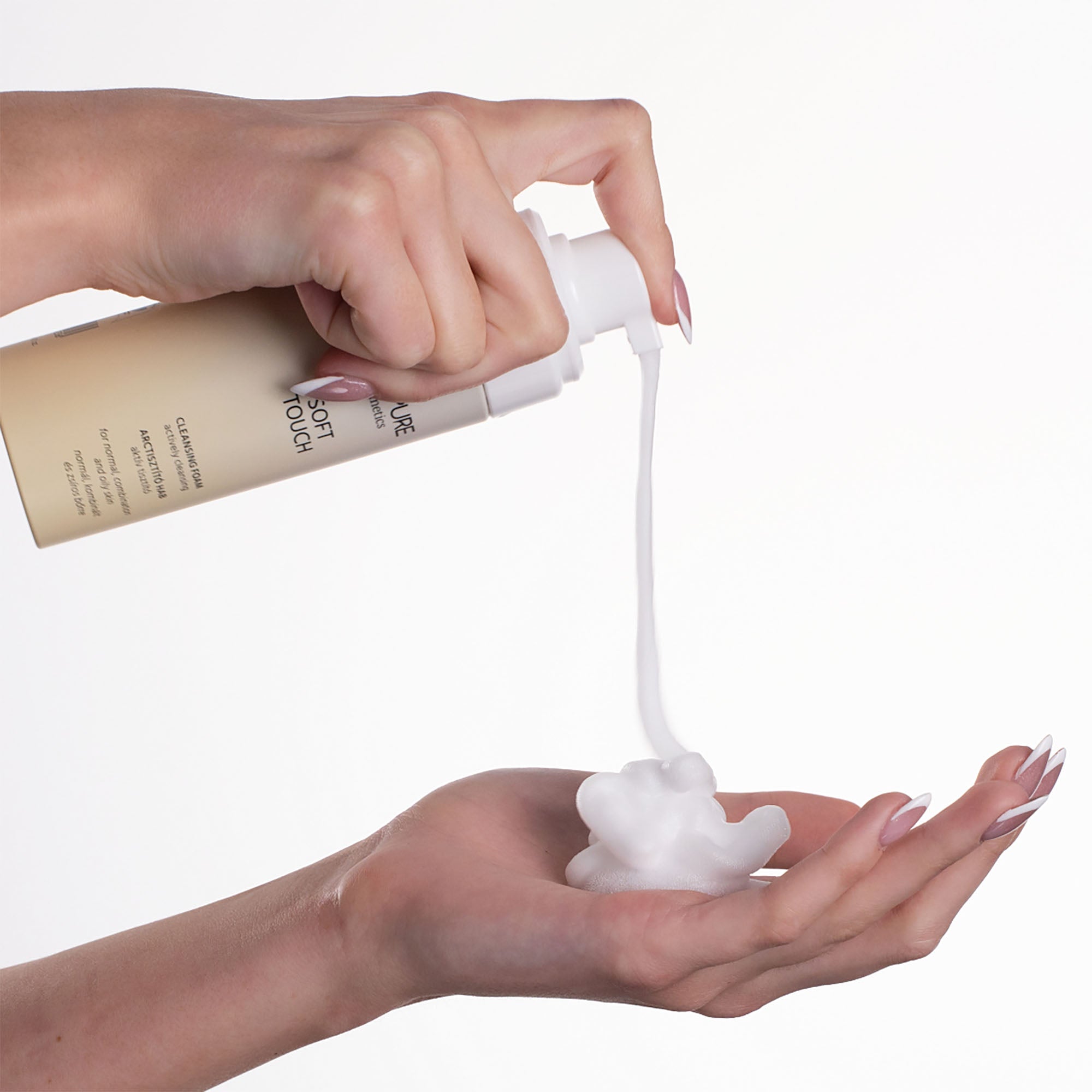 POMPURE Face Cleansing Foam SOFT TOUCH, 150 mL
