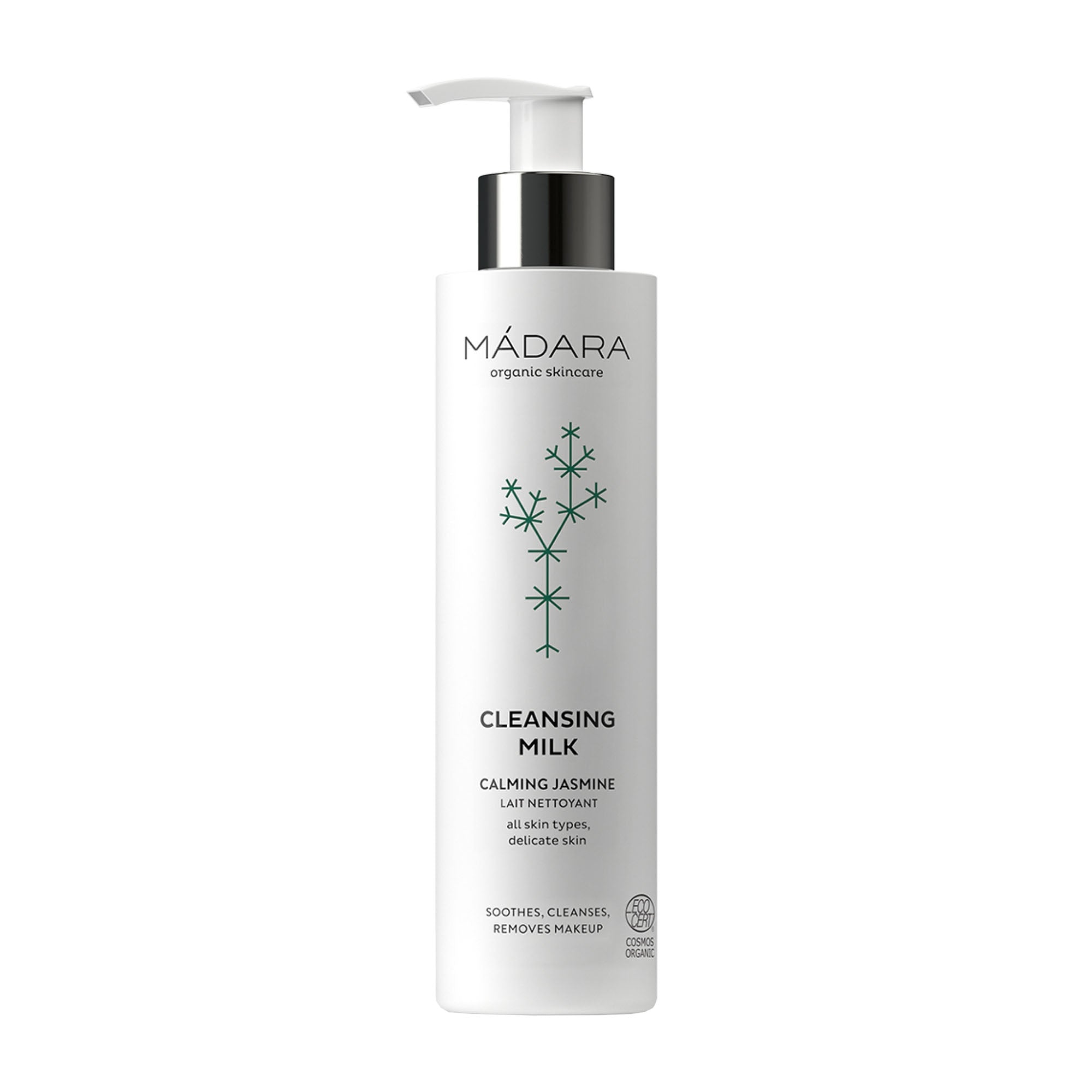 MÁDARA Lait nettoyant apaisant au jasmin, 200 ml