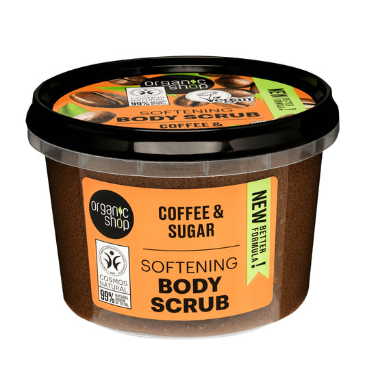 organic shop Coffee & Sugar softening body scrub, 250 mL