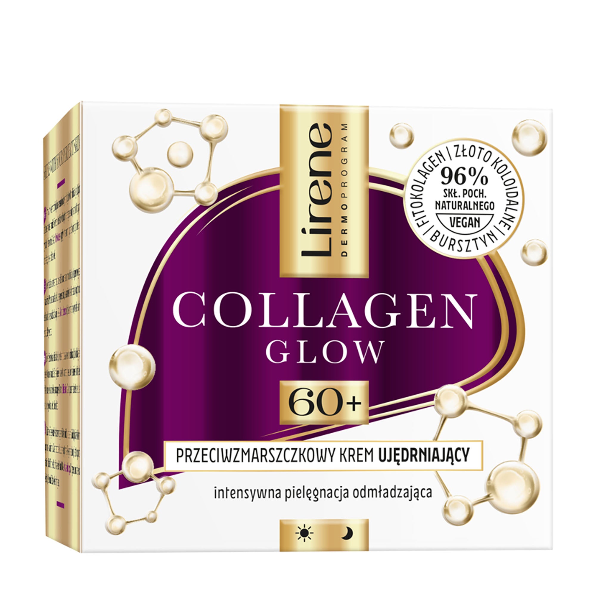 Lirene Collagen Glow 60+ Crème anti-rides raffermissante, 50 ml