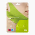 KOCOSTAR Collagen Lifting Chin Mask in a 9g pouch, featuring a graphic of a woman's lower face with a green mask applied, on a white background.
