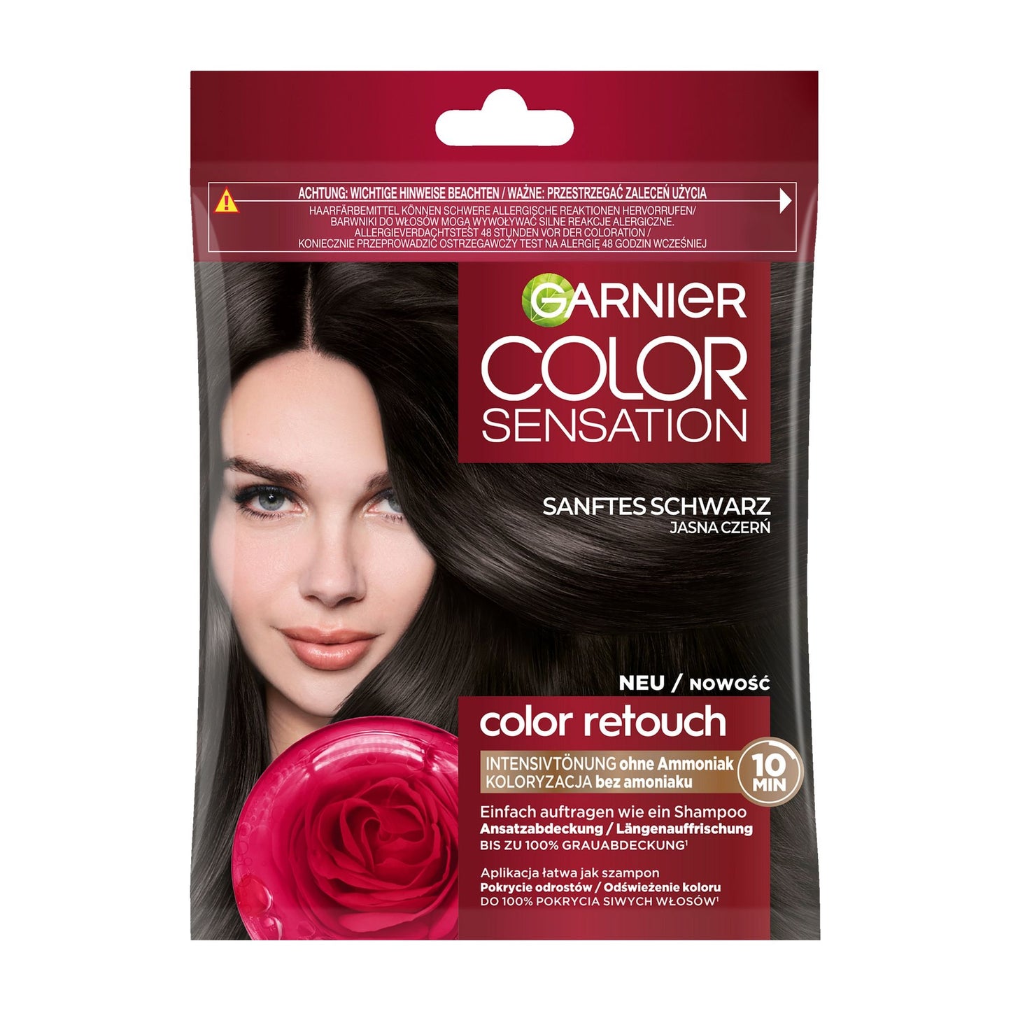 Garnier Color Sensation color retouch 20 soft black intensive toner, 1 Count