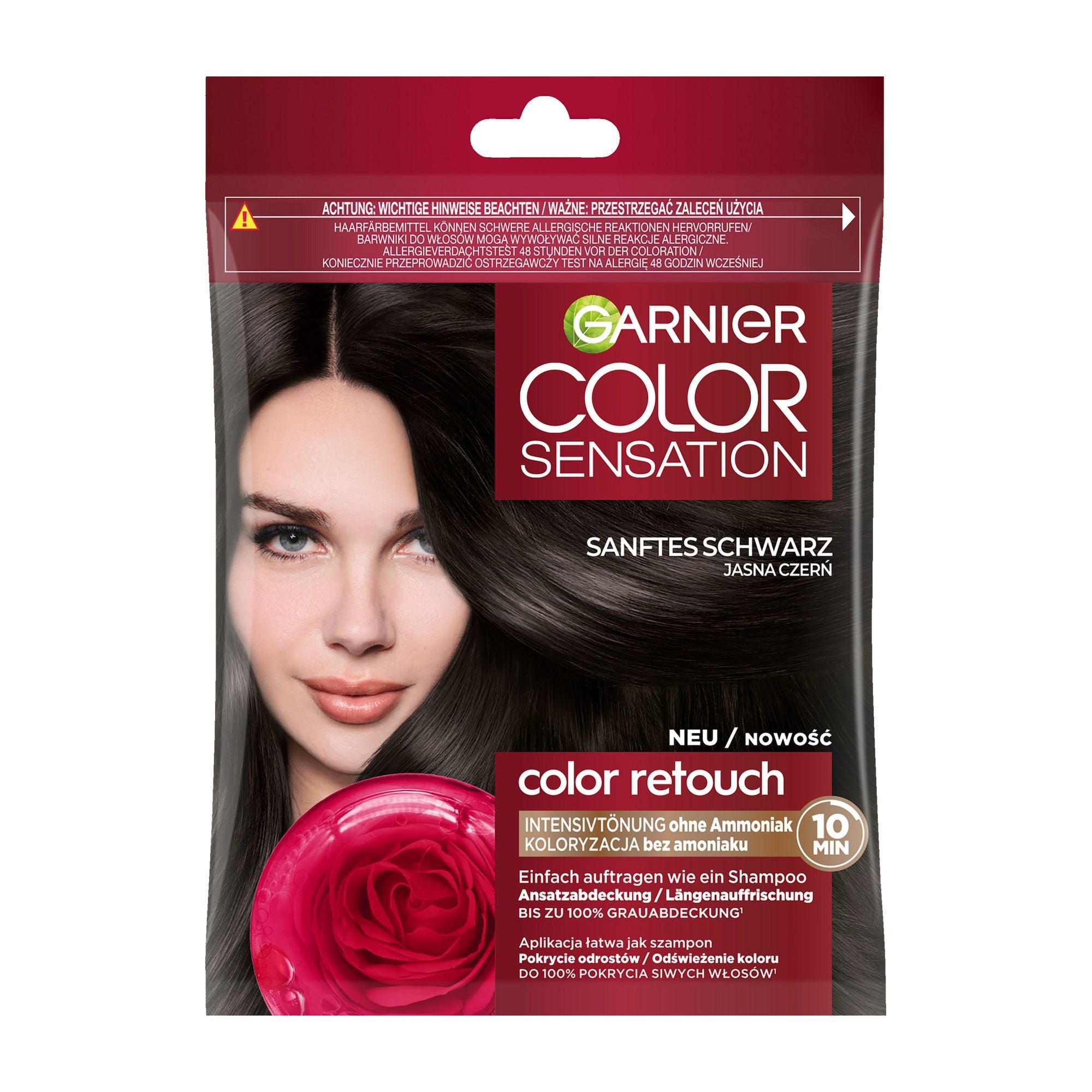 GARNIER Color Sensation color retouch 20 soft black intensive toner, 1 Count