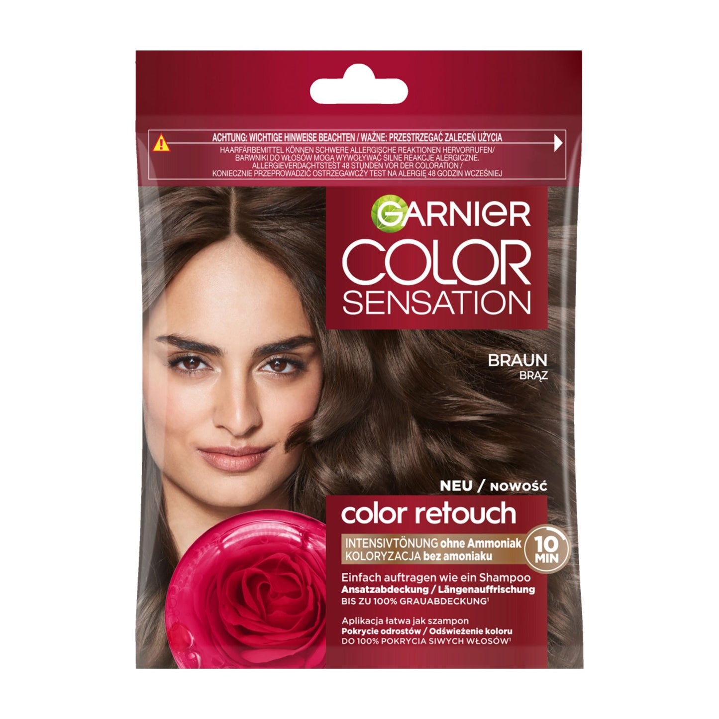 Garnier Color Sensation color retouch 40 brown intensive toner, 1 Count