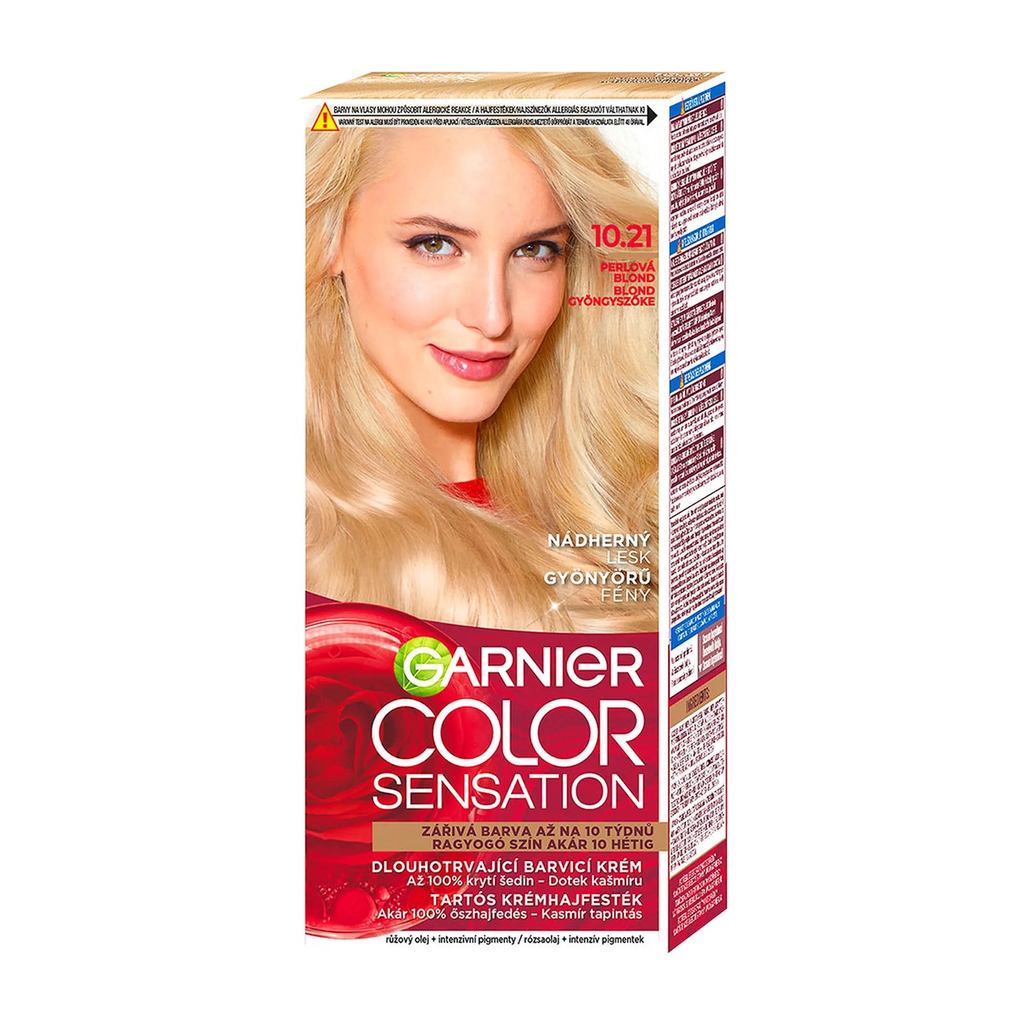 Garnier Color Sensation 10.21 Pearl Blonde permanent hair color cream