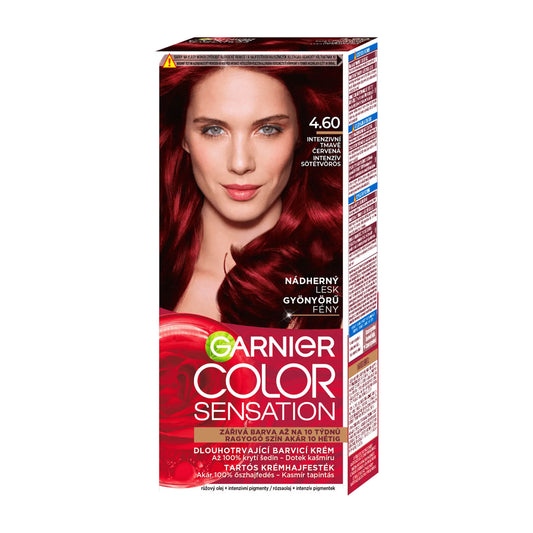 Garnier Color Sensation 4.60 Intense Dark Red permanent hair color cream