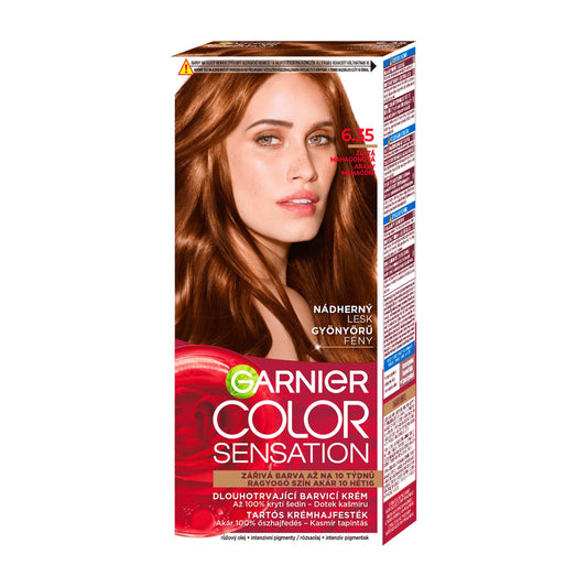 Garnier Color Sensation 6.35 Golden Mahogany permanent hair color cream