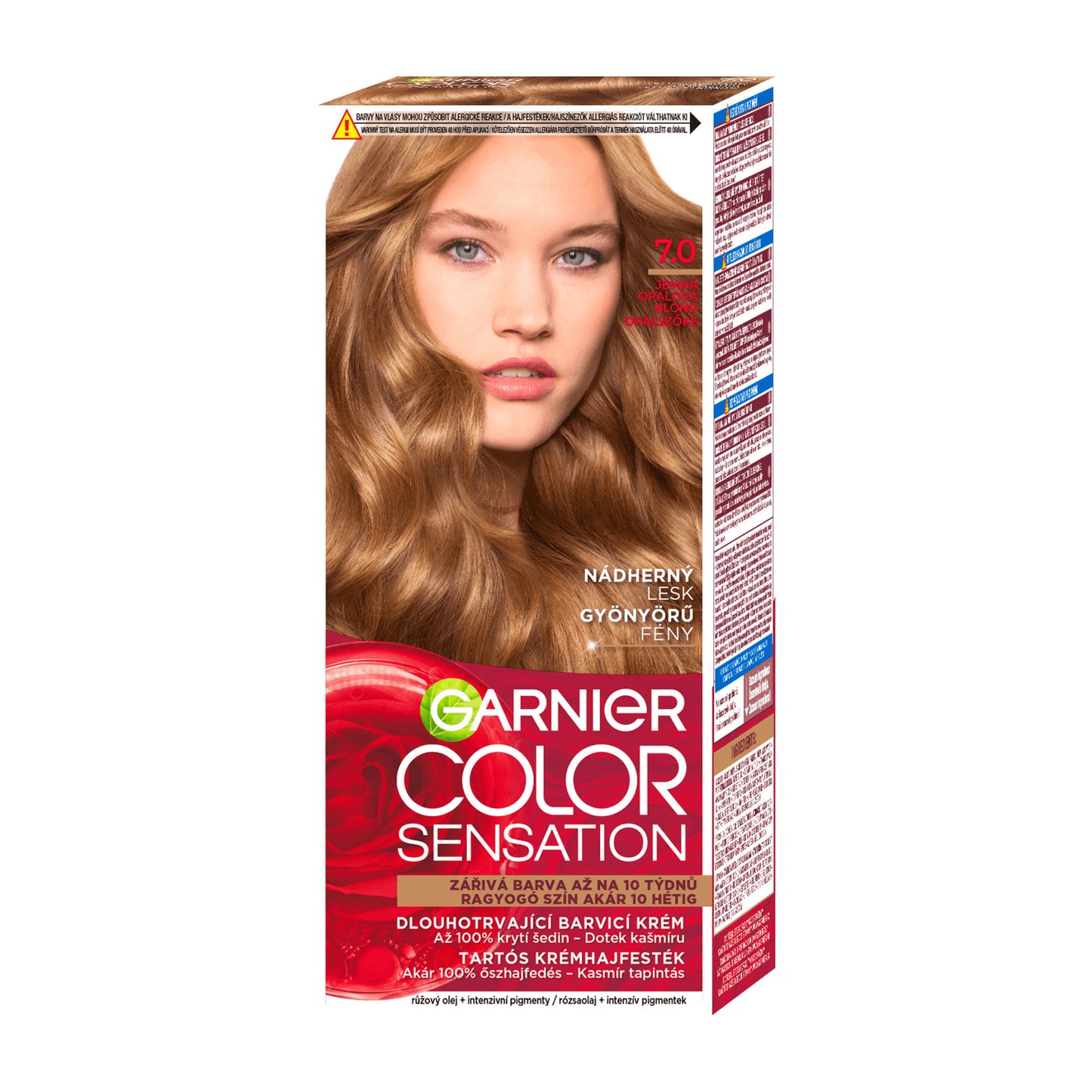 Garnier Color Sensation 7.0 Opal Blonde permanent hair color cream