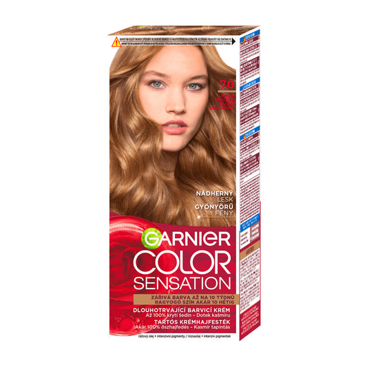 Garnier Color Sensation 7.0 Opal Blonde permanent hair color cream