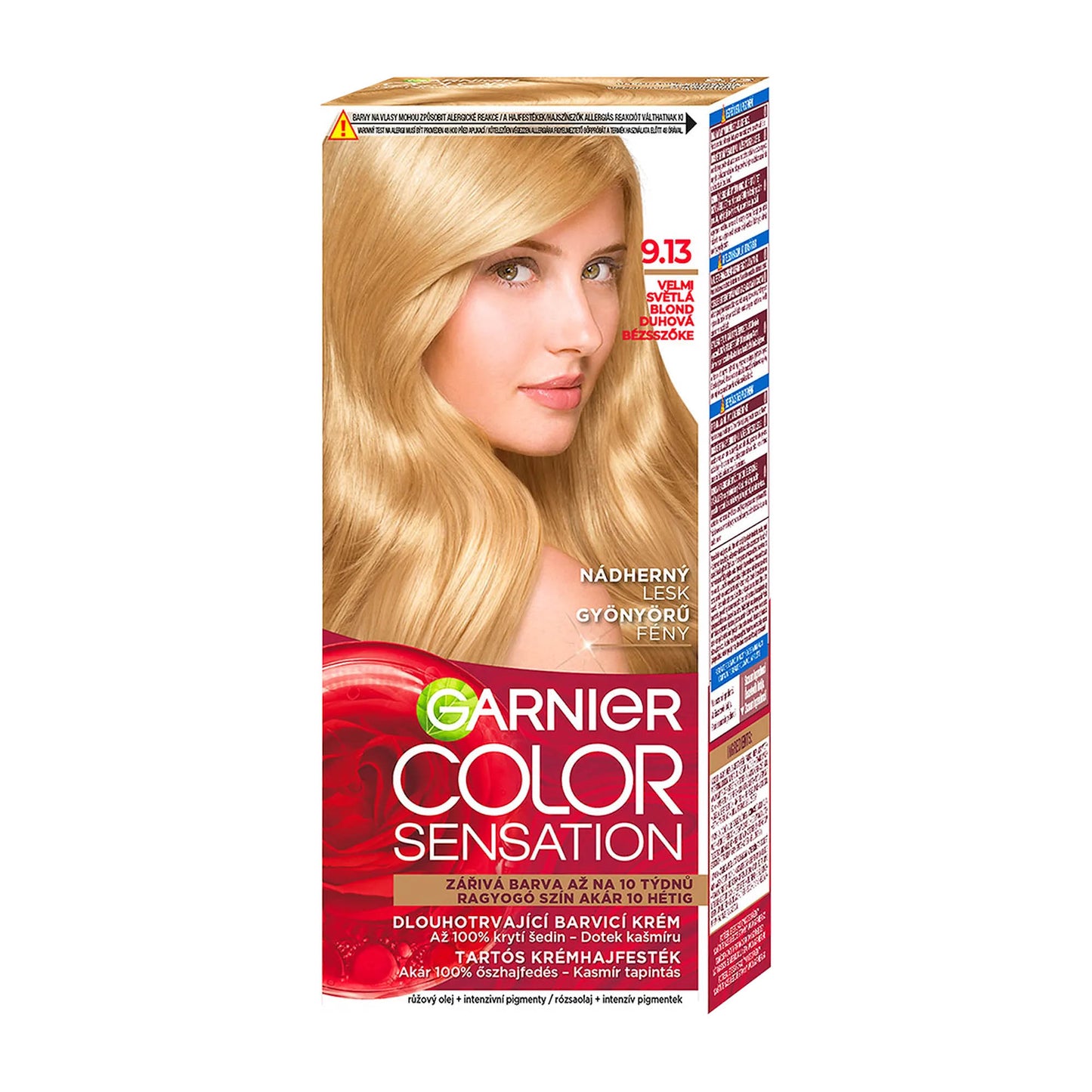 Garnier Color Sensation 9.13 Beige Blonde permanent hair color cream