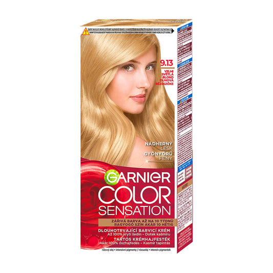 Garnier Color Sensation 9.13 Beige Blonde permanent hair color cream