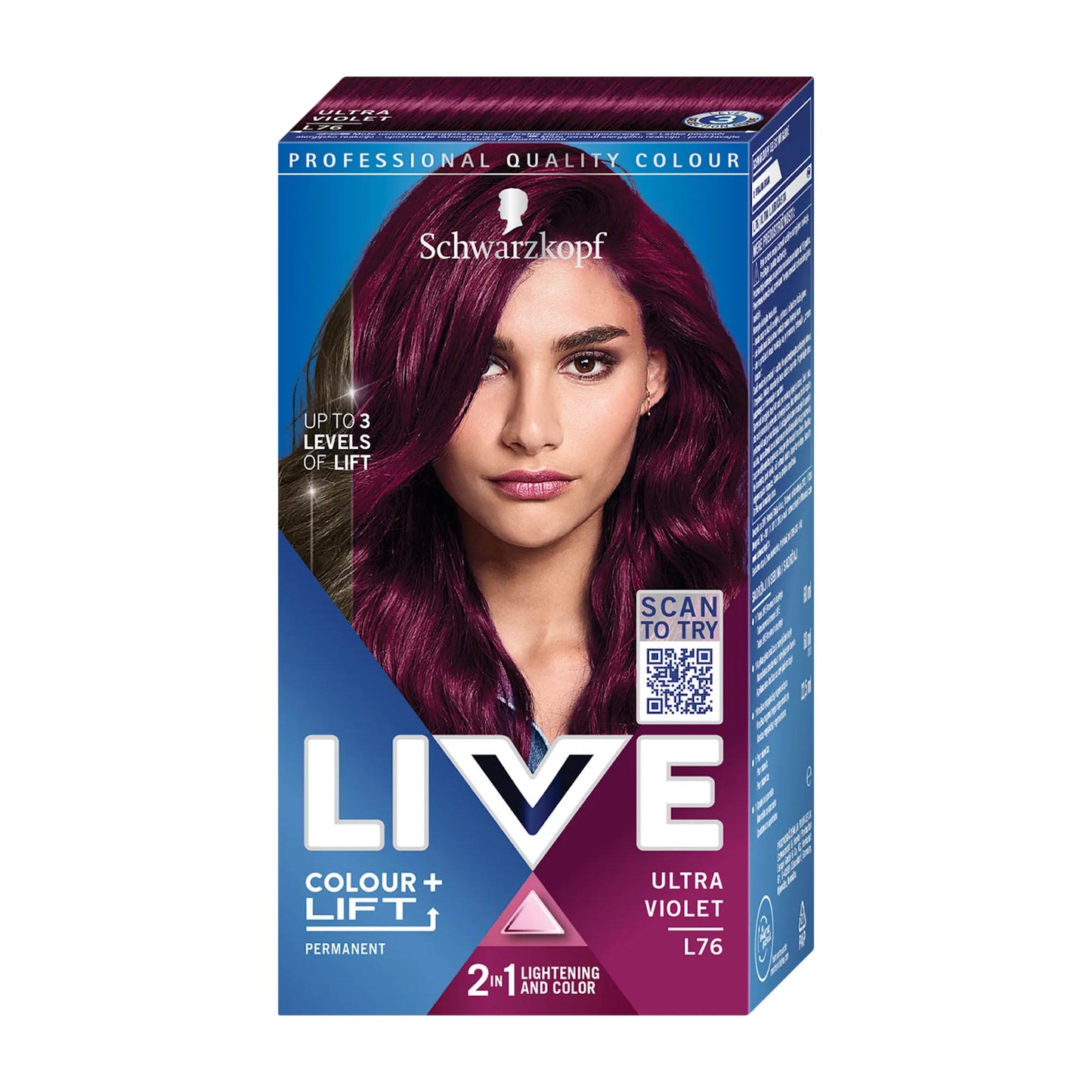 Schwarzkopf LIVE L76 Ultra Violet Haarfarbe