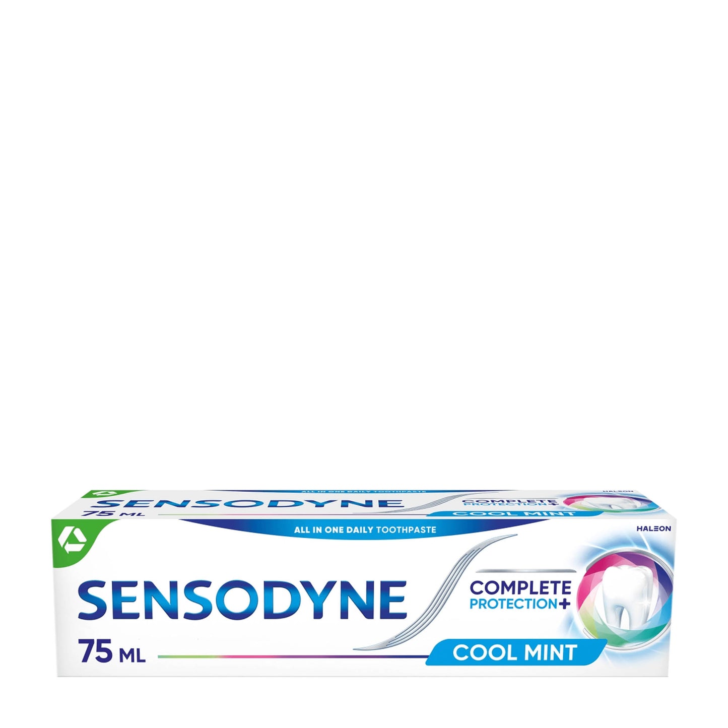 Sensodyne Complete Protection+ cool mint toothpaste, 75 mL