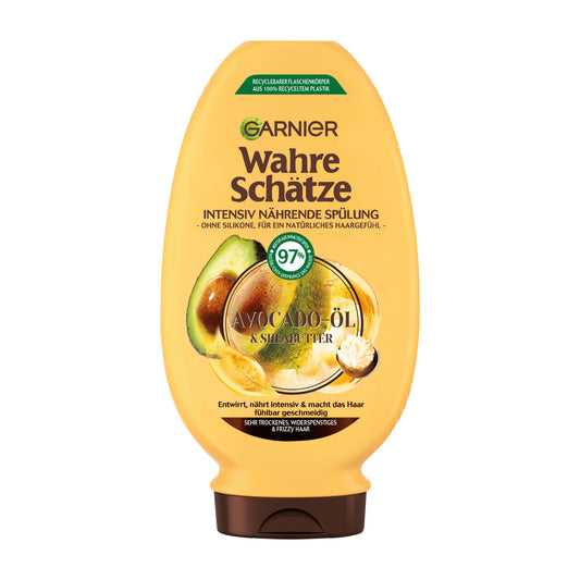 Garnier Wahre Schätze Conditioner mit Avocadoöl und Sheabutter, 250 ml