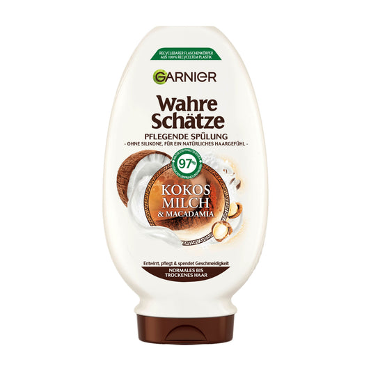 Garnier Wahre Schatze Coconut Milk & Macadamia conditioner, 250 mL