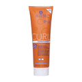 A tube of ALAMA Professional Curl Conditioner with a bright orange color and branding details on the packaging.