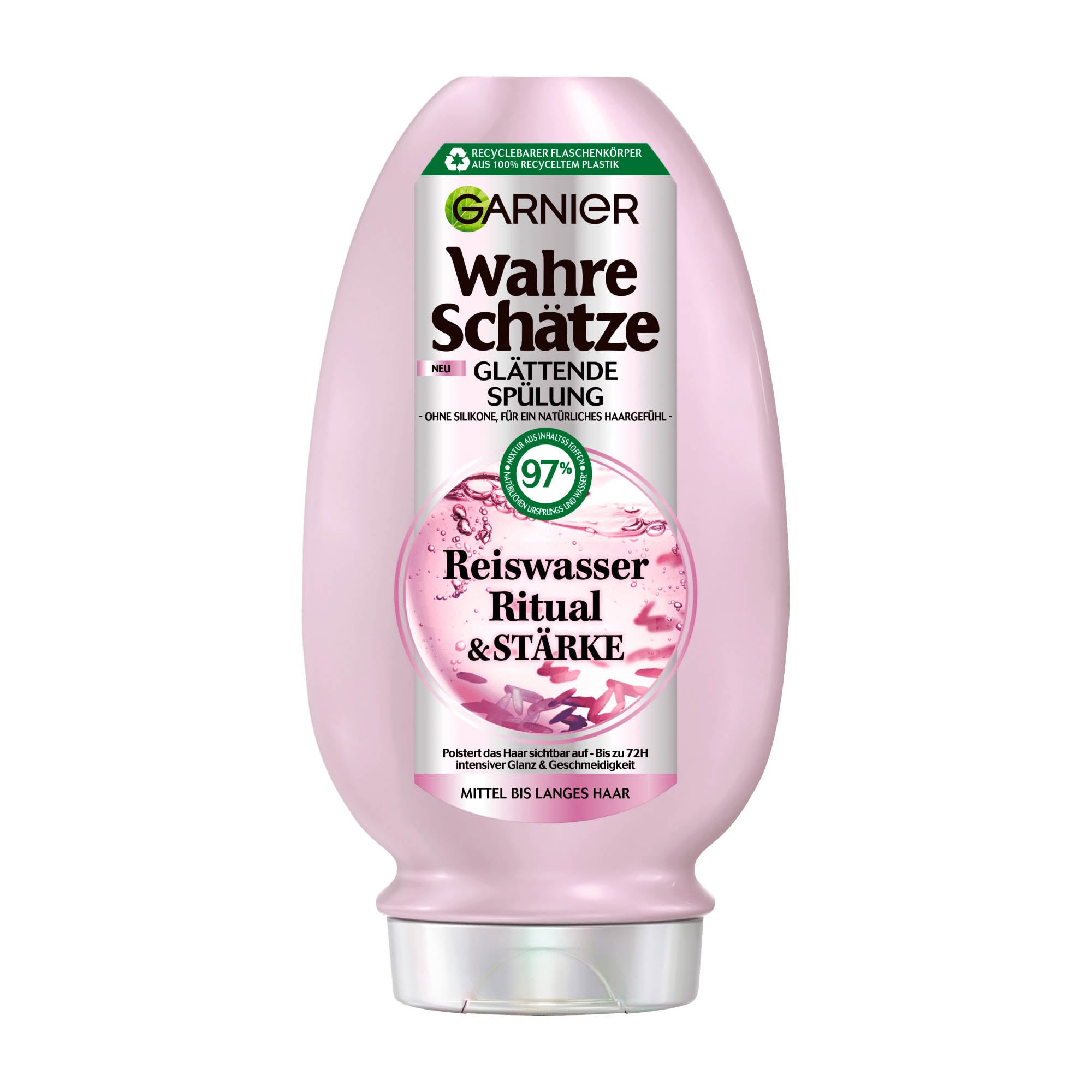 Garnier Wahre Schätze Après-shampoing rituel et force à l'eau de riz, 250 ml