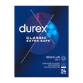 durex Classic Extra Safe regular fit condoms, 24 Count