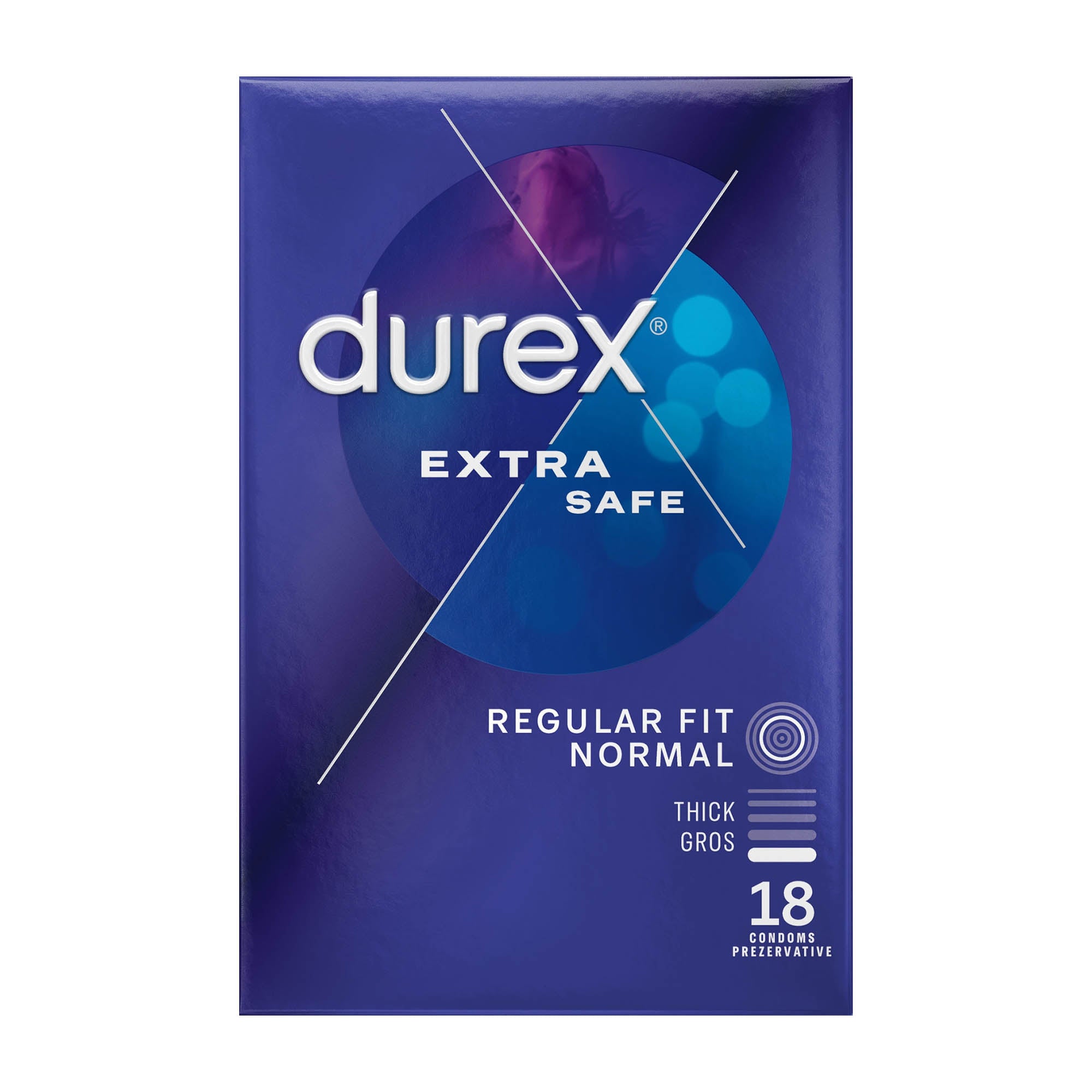 Durex Extra Safe Regular Fit préservatifs
