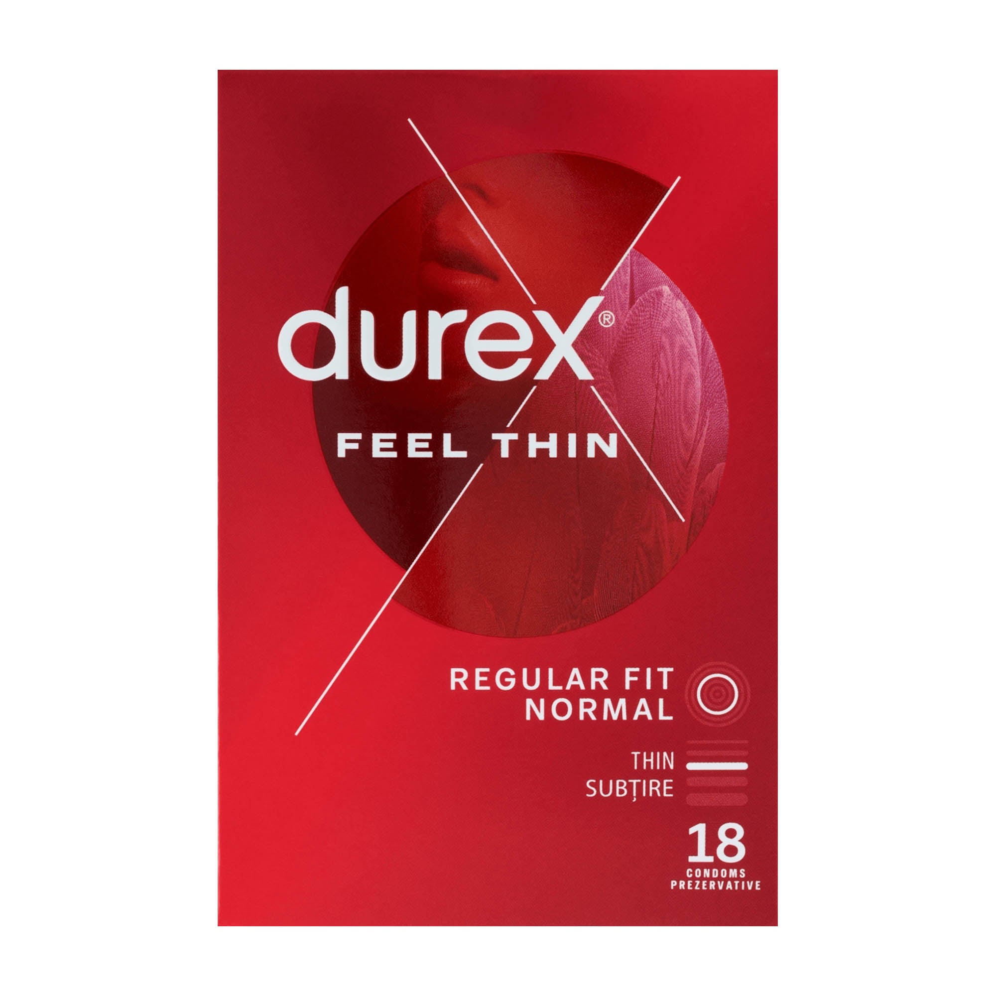Durex Feel Thin préservatifs coupe régulière