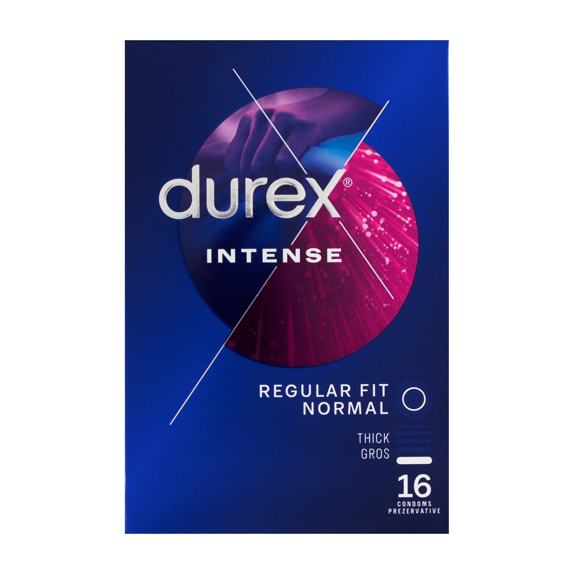 Durex Intense Regular Fit Préservatifs
