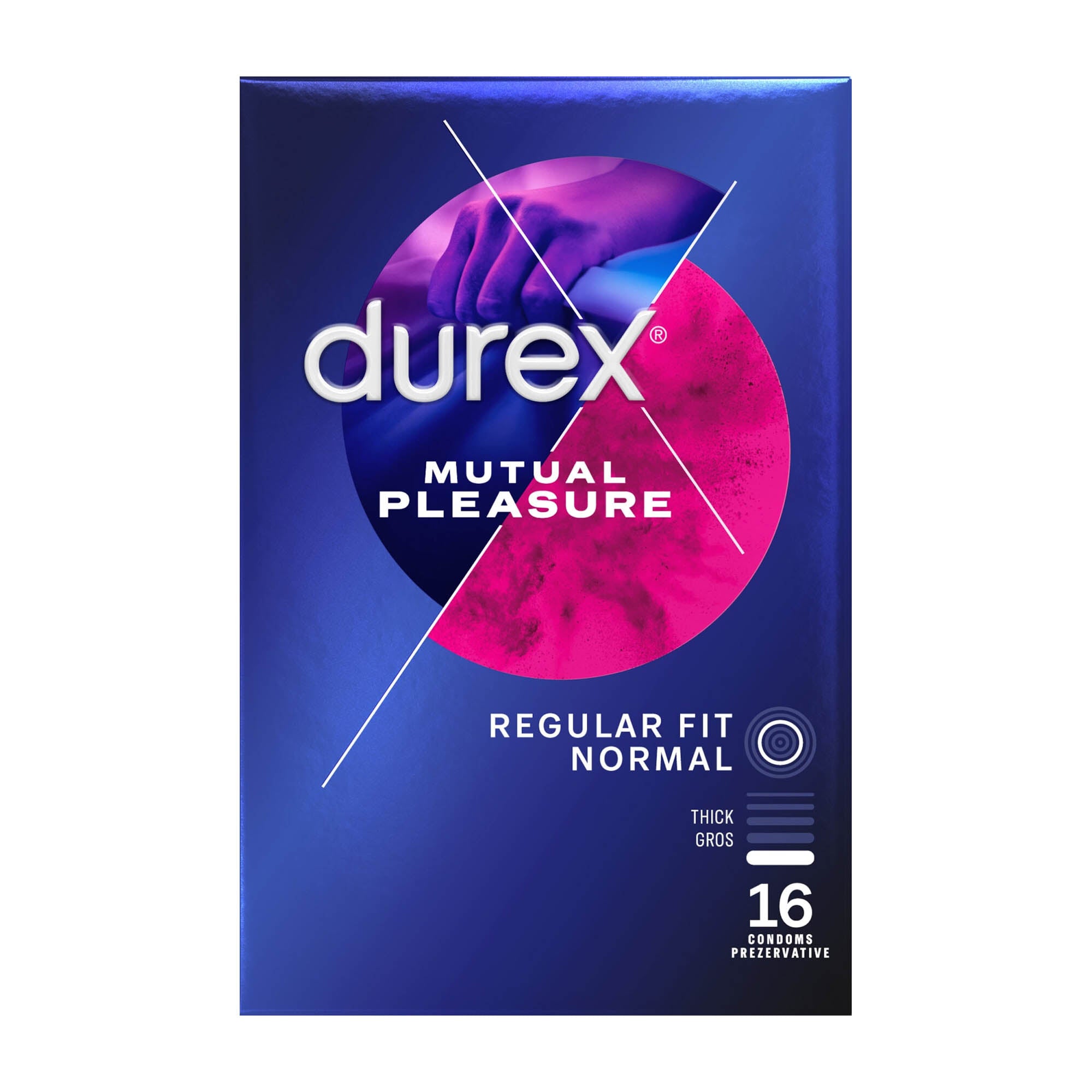 Durex Mutual Pleasure Regular Fit préservatifs