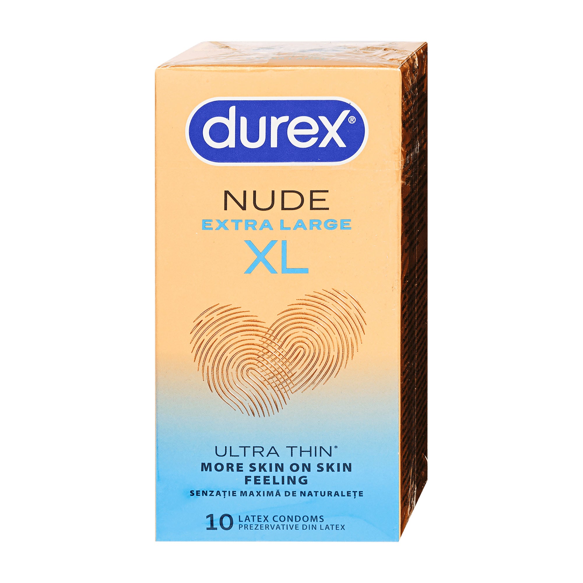 durex Condoms NUDE XL, 10 Count