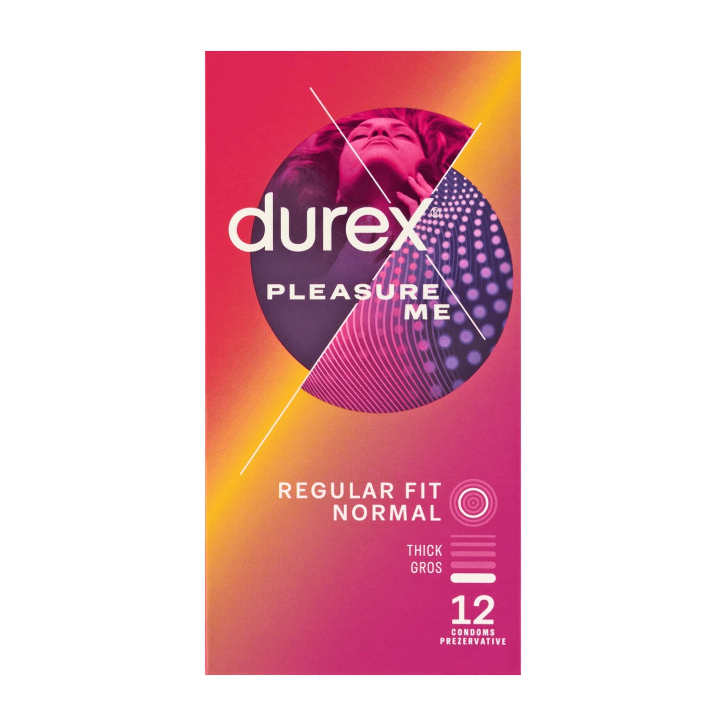 Durex Pleasure Me Kondome mit normaler Passform, 12 Stück