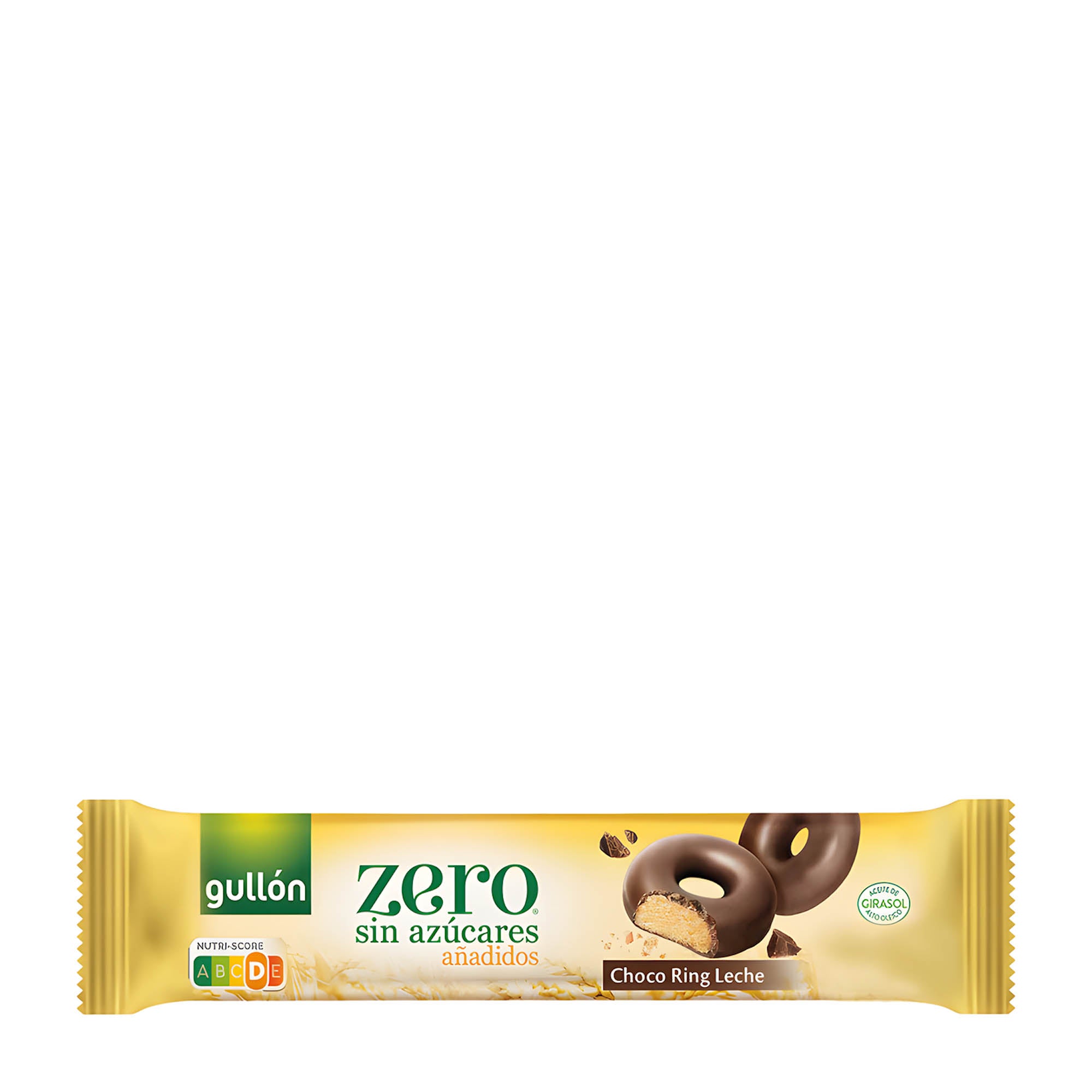 Gullón Zero Choco Ring Leche Kekse ohne Zuckerzusatz, 128 g