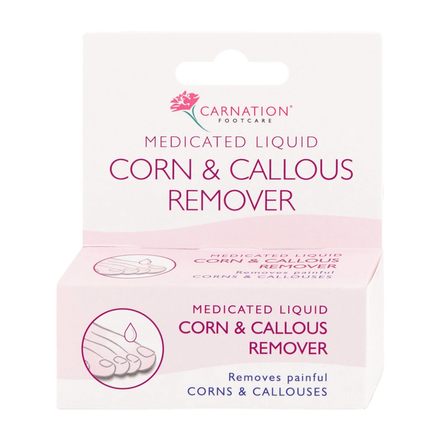 Carnation Corn & Callous Remover medicated liquid, 10 mL