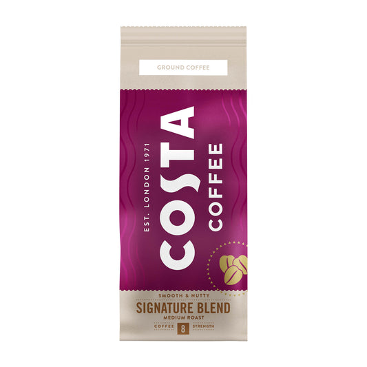 Costa Coffee Signature Blend medium roast ground coffee, 200 g