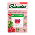 Ricola Himbeere Melisse ohne Zucker Kräuterbonbons, 40 g