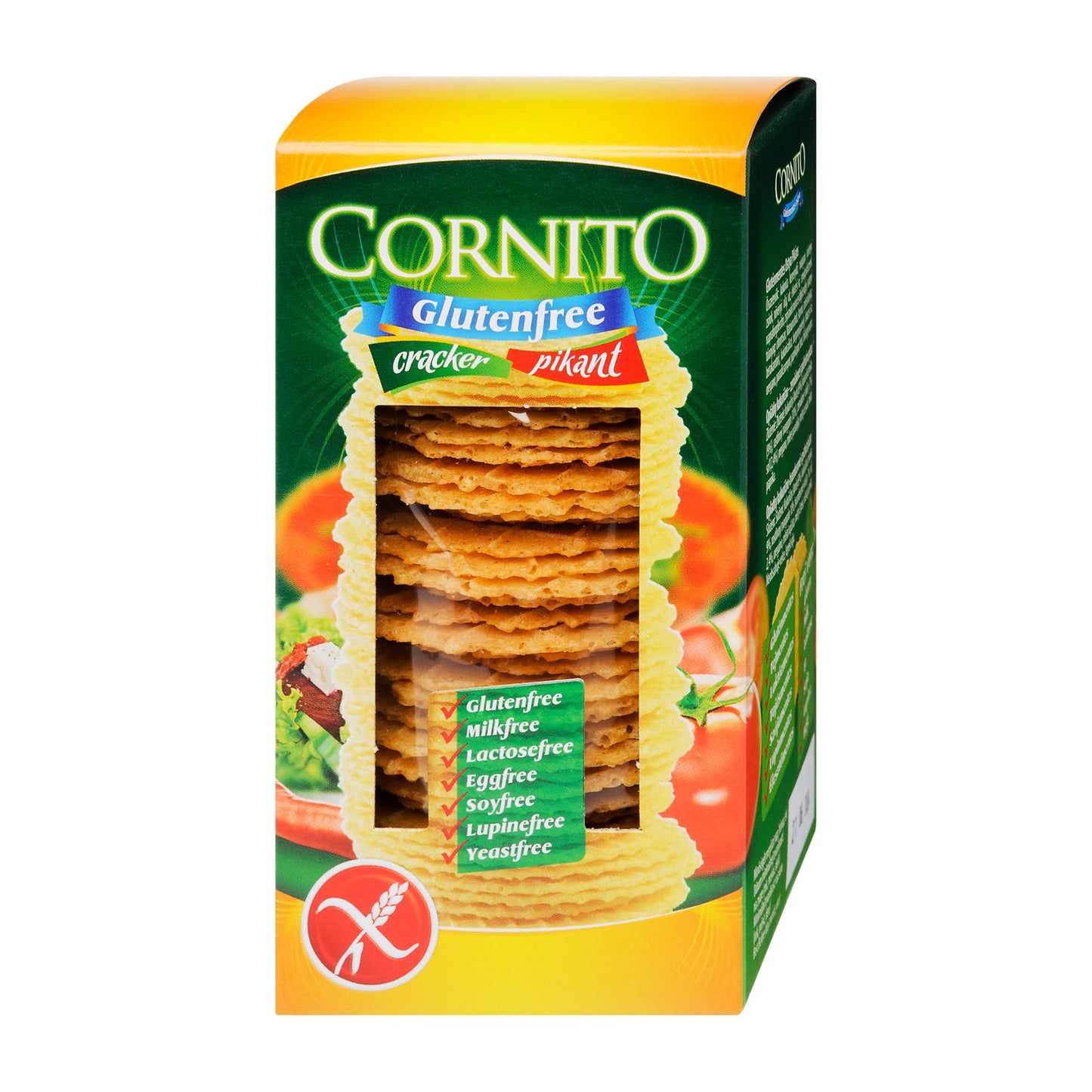 Cornito Spicy gluten-free crackers, 60 g