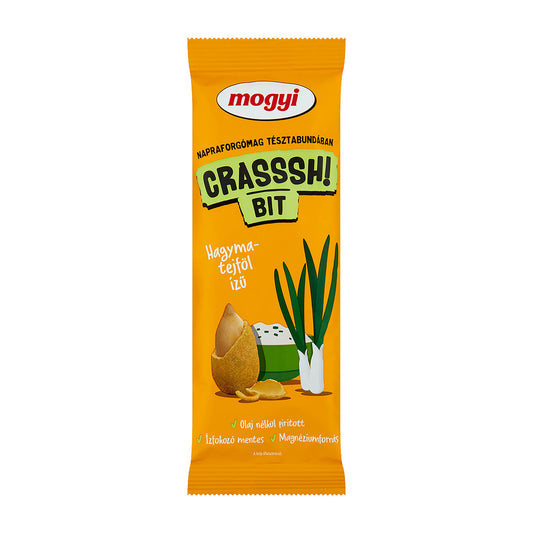 Mogyi Crasssh! Bit Sour Cream & Onion Crispy Coated Sunflower Seeds, 70 g