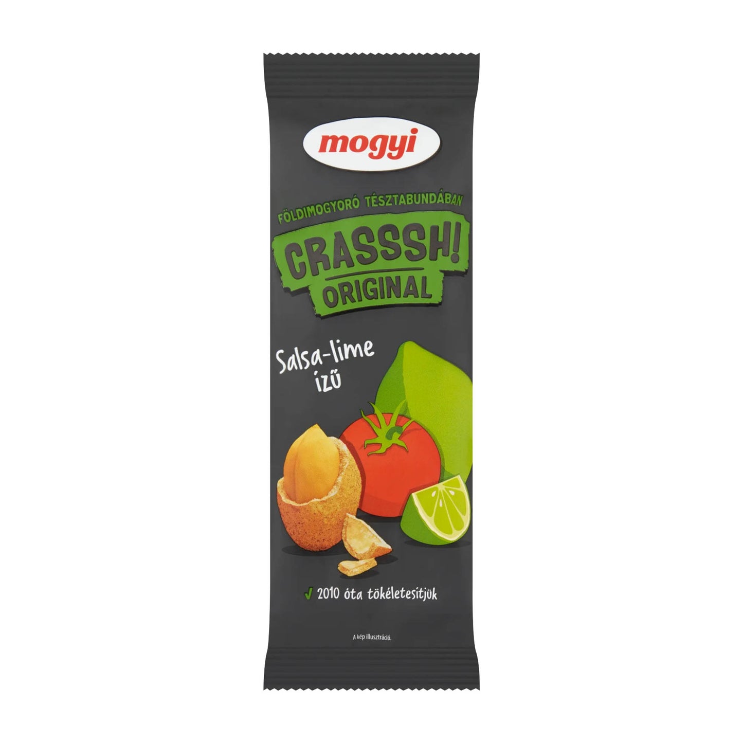 Mogyi Crasssh! Original Salsa & Lime crispy coated peanuts, 60 g