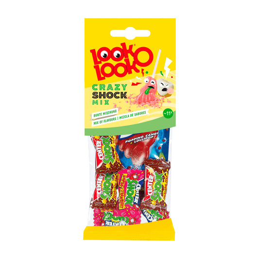 Look-O-Look Crazy Shock Mix Kaugummis, 45 g