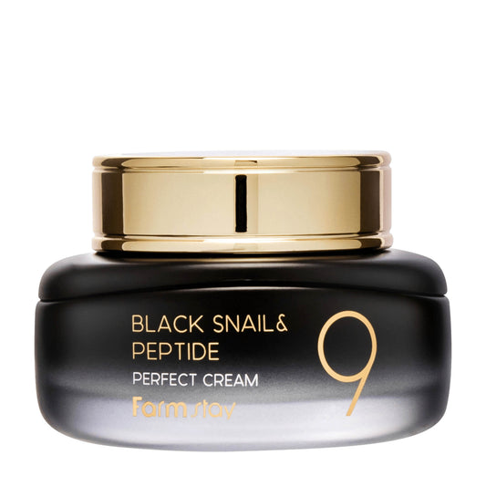 Farmstay Black Snail & Peptide perfekte Gesichtscreme, 55 ml