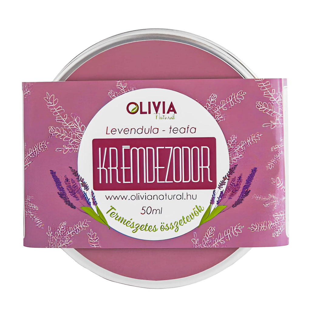 Olivia Déodorant crème Lavande et Arbre à Thé, 50 ml