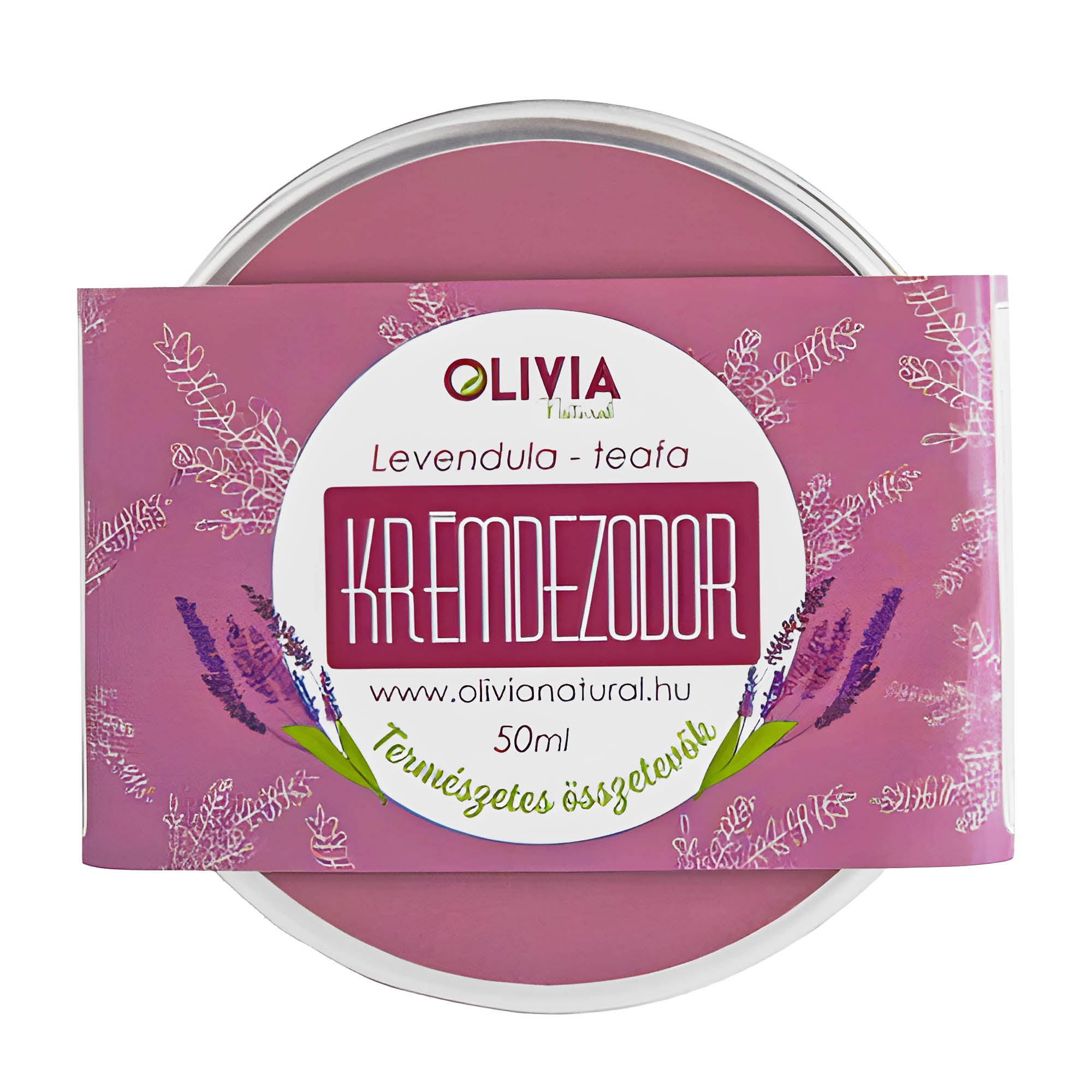 Olivia Lavendel & Teebaum Creme-Deodorant, 50 ml