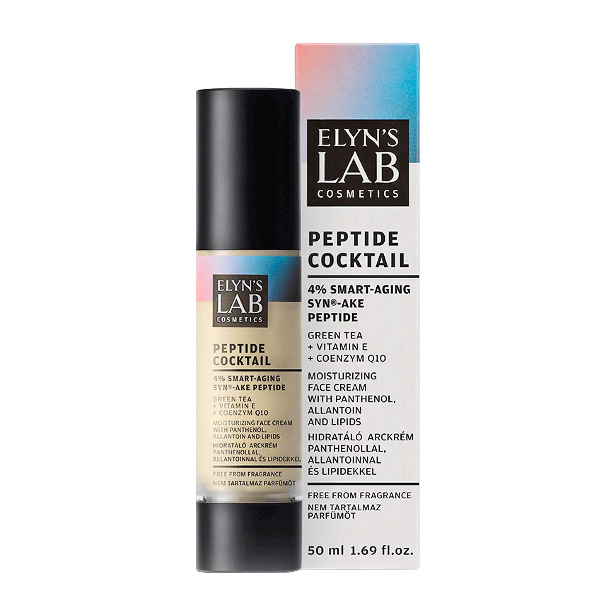 Elyn's Lab Peptide Cocktail smart-aging moisturizing face cream, 50 mL
