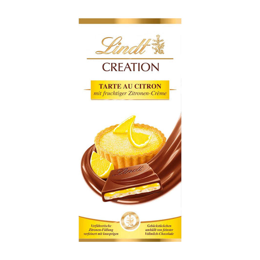 Lindt Creation Tarte au Citron Milchschokoladetafel, 150 g