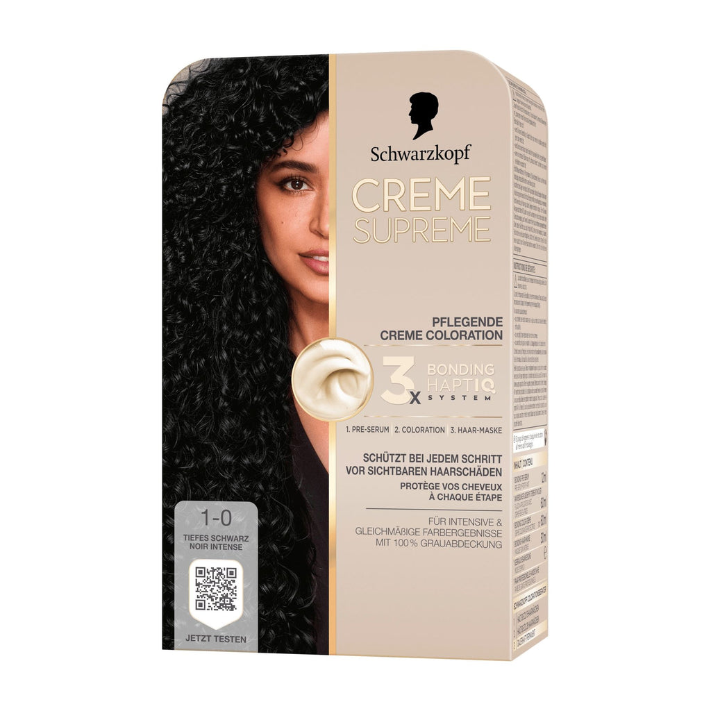 Schwarzkopf CREME SUPREME 1-0 noir intense Coloration permanente